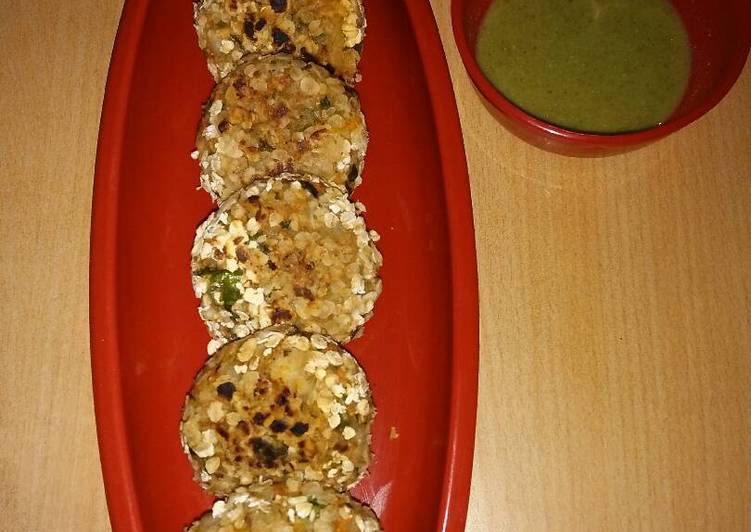 Easiest Way to Make Any-night-of-the-week Oats water chestnuts tikki