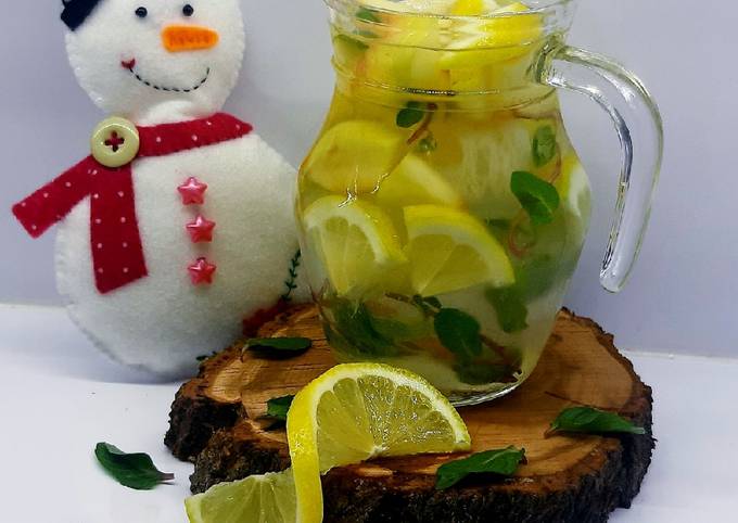 طرز تهیه دتاکس واتر سیب ولیمو (آب سم زُدا)🥰 ساده و خوشمزه توسط 👩🍳 ...