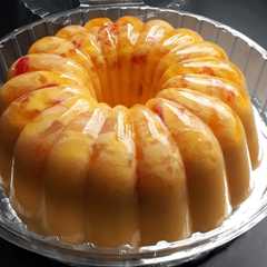 A picture of Puding buah rasa jeruk.
