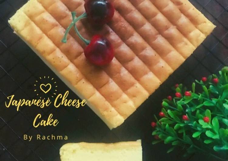 Langkah Mudah untuk mengolah Japanese Cheese Cake, Enak Banget