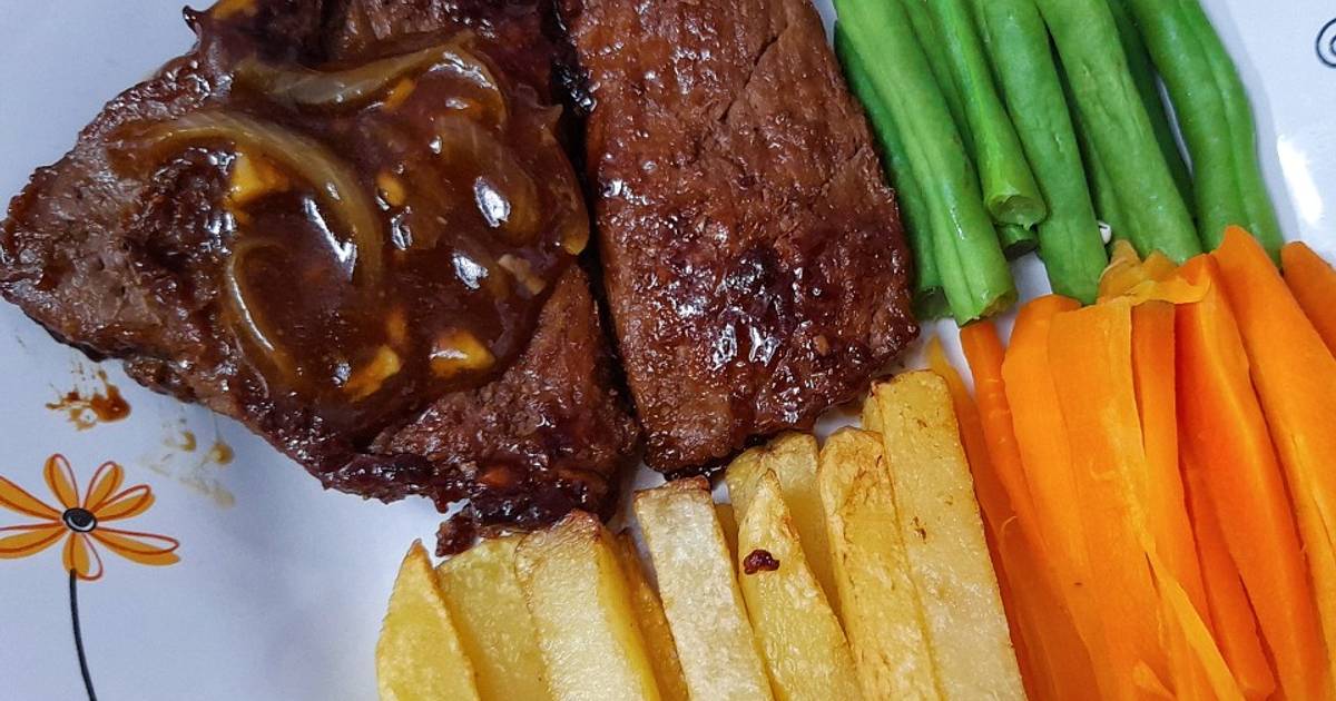 407 Resep Steak Sapi Teflon Dengan Margarin Enak Dan Mudah Cookpad