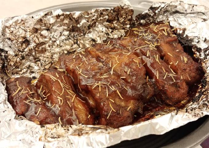 Recipe of Quick BBQ豬仔骨 (BBQ Baby Pork Ribs)