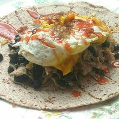 A picture of Super Breakfast Burrito.