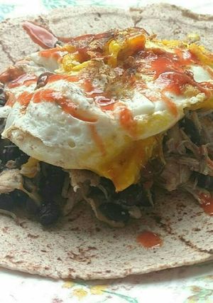 A picture of Super Breakfast Burrito.