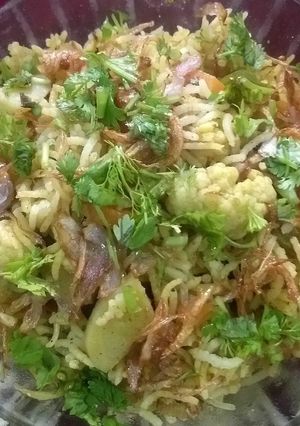 A picture of Delicious pulav.