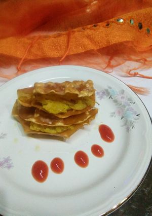A picture of Papaya Papad Toast.
