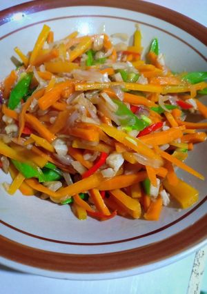 Foto resep Tumis buncis wortel