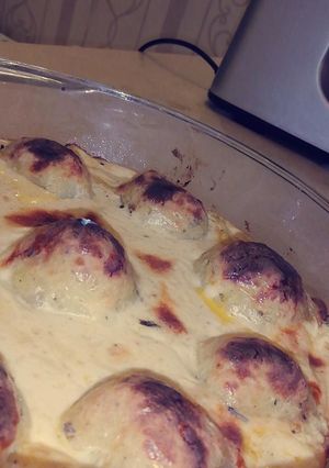 صورة لوصفة كرات البطاطس مع الدجاج 🍗🥔