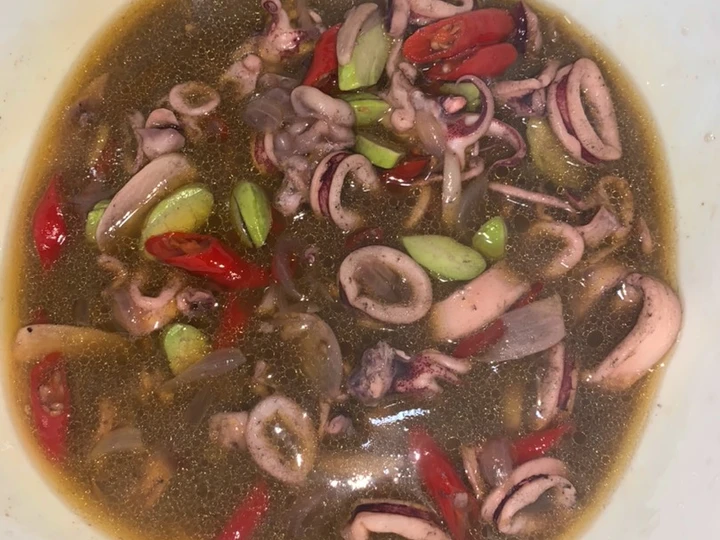 Langkah Gampang Membikin Resep Tumis Cumi Saos Tiram yang Lezat Sekali Anti Ribet, Uenak Banget