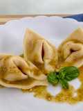 Tortelli Zucca e Ricotta con emulsione di Olio e.v.o. e Pistacchi