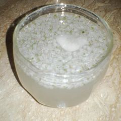 A picture of Chia mint lemonade.