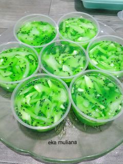 Foto resep Puding Kelapa Melon