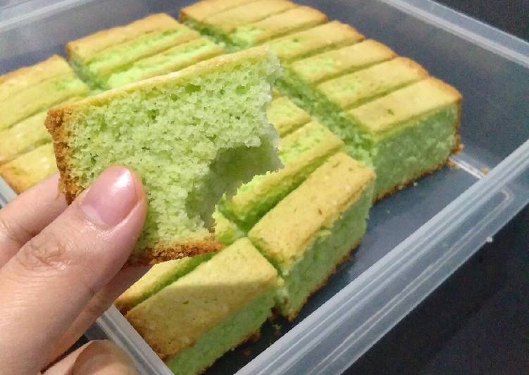 Bolu pandan irit telur