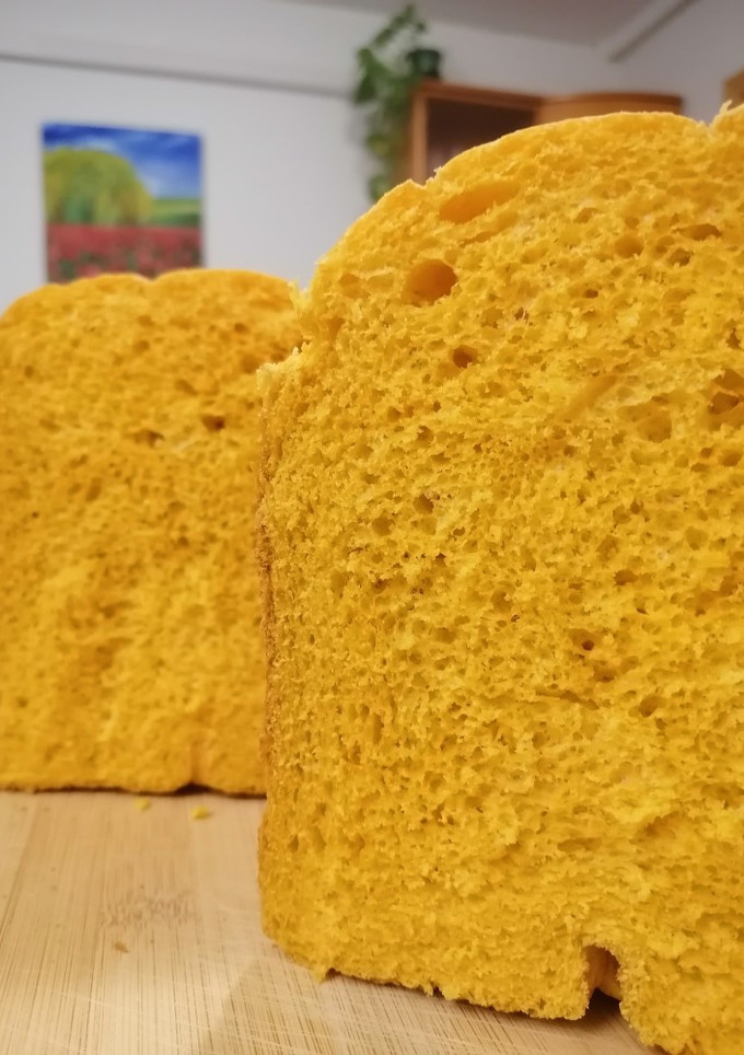 Una foto de 304. Pan de molde de zanahoria / panificadora