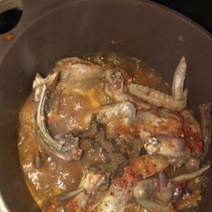 A picture of Chicken pepper soup.