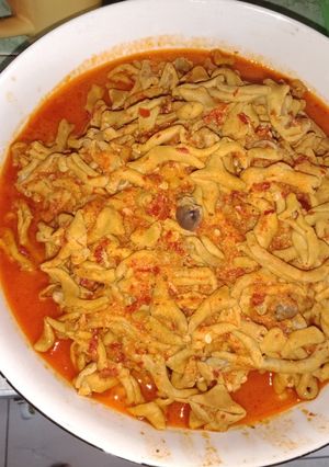 Foto resep Usus ayam kuah balado