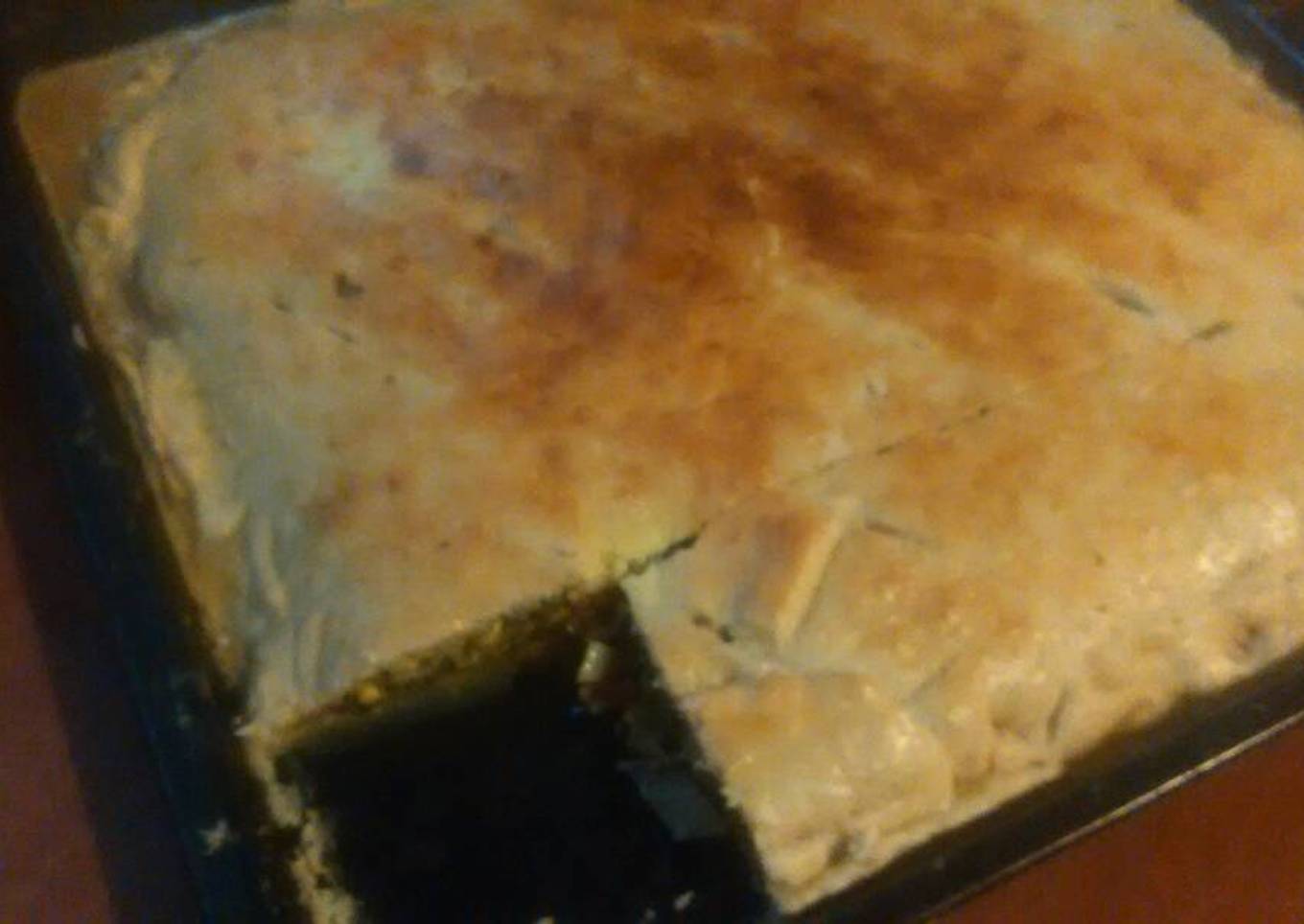 Torta de acelga y carne picada. Algo diferente