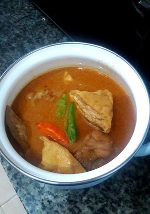 Foto resep Opor ayam pedas sederhana