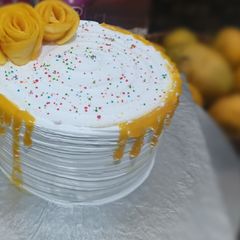 A picture of Mango cake.