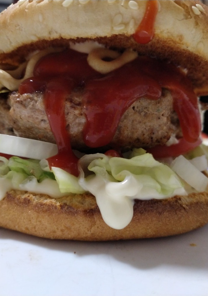 Una foto de Hamburguesa placer intenso