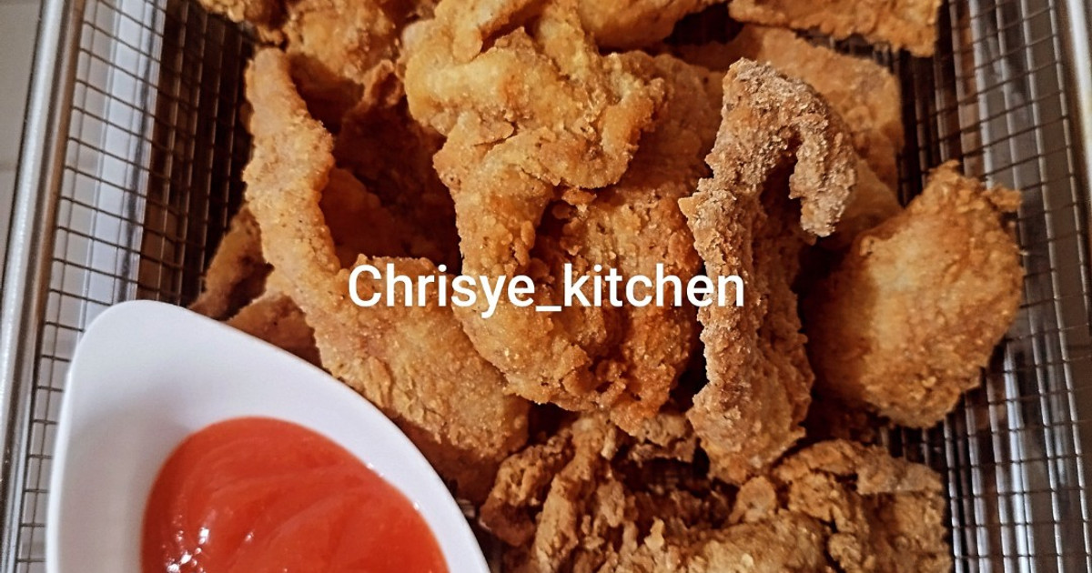 Resep Kulit Ayam Tepung Krispy Ala Mba Devi Rianti oleh Chrisye Natalia ...