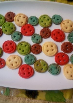 Une photo de Sablé des boutons