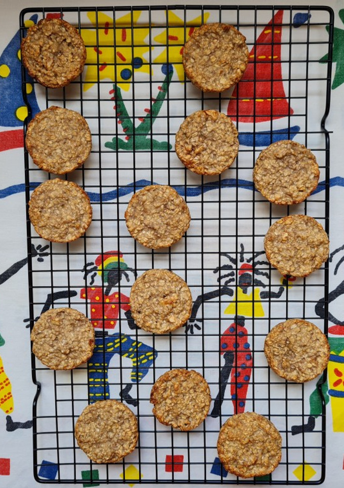 Una foto de Galletas de avena y banana sin azúcares agregados