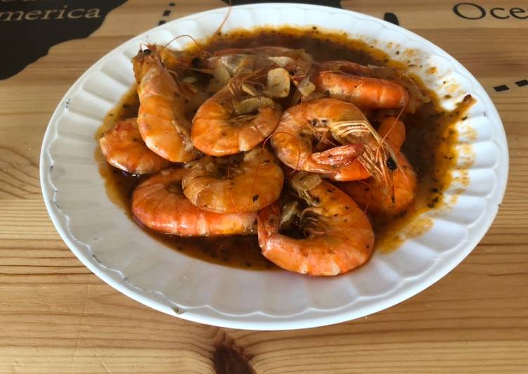 Resep Udang saus asam manis special ala Febe no msg yang Lezat Sekali