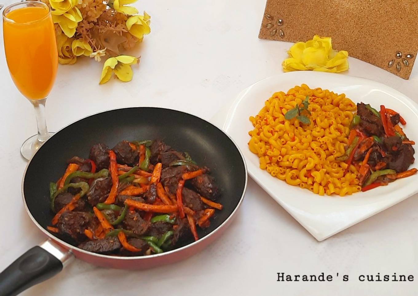 Beef stir fry