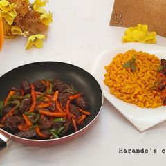 A picture of Beef stir fry.