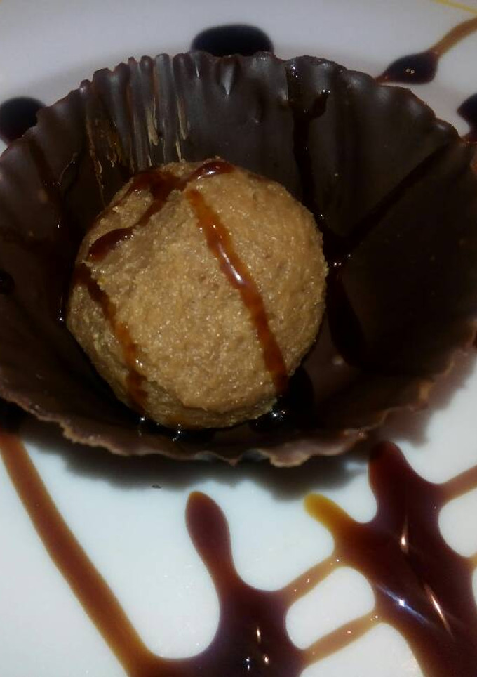 Una foto de Vaso de chocolate con trufa
