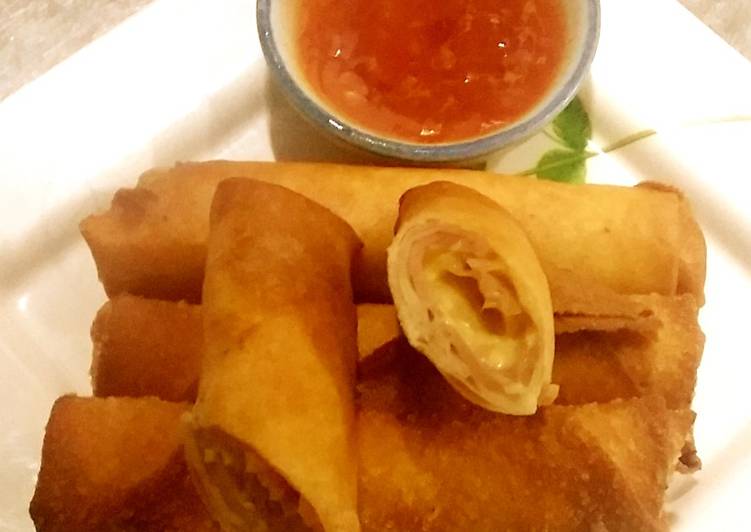 ปอเปี๊ยะชีสแฮมทอด