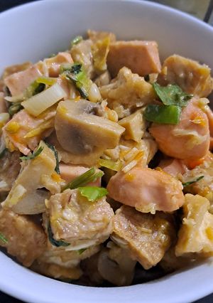 Foto resep Tumis Jamur Sosis Pedas