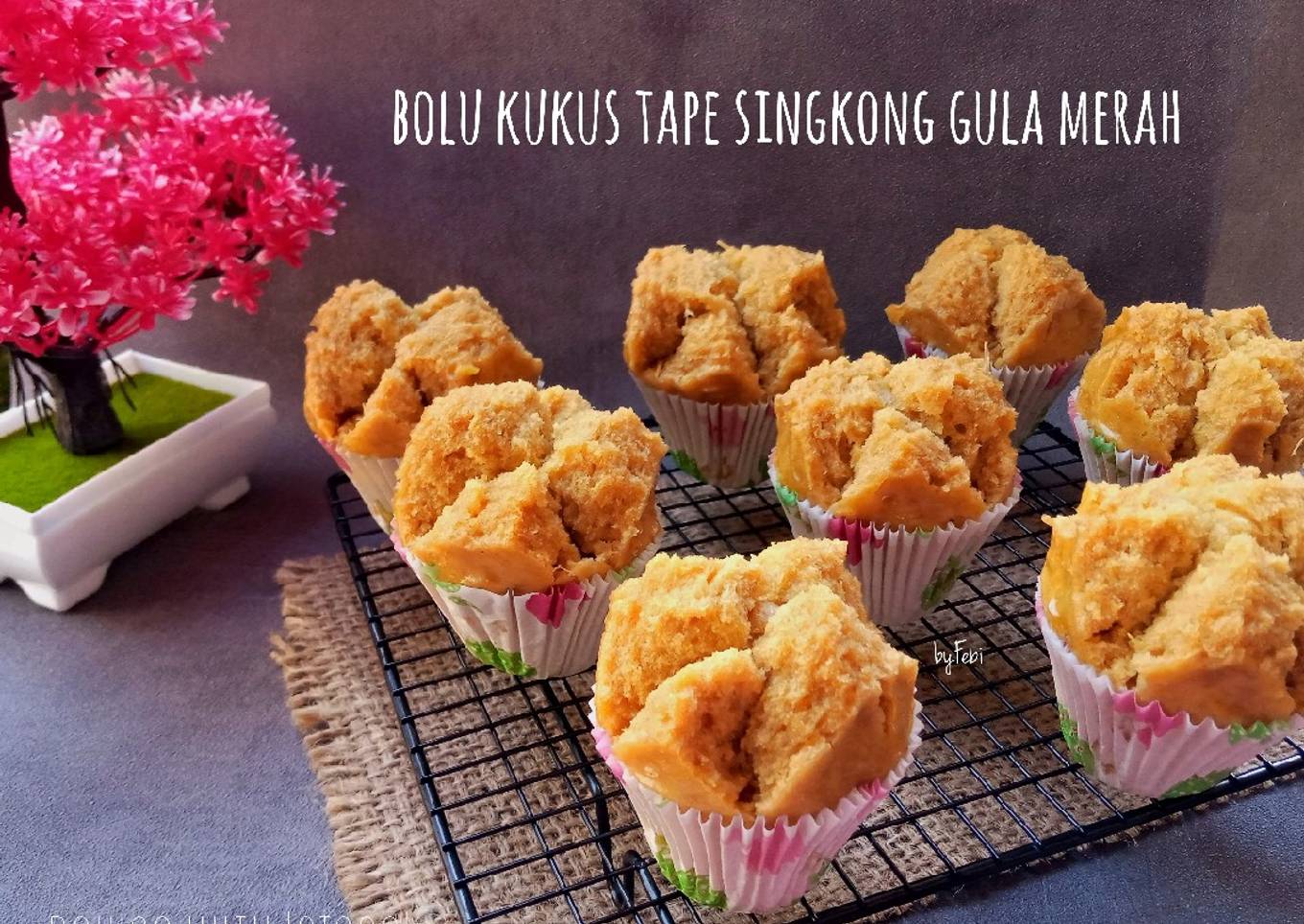 Bolu Kukus Tape Singkong Gula Merah - resep kuliner nusantara