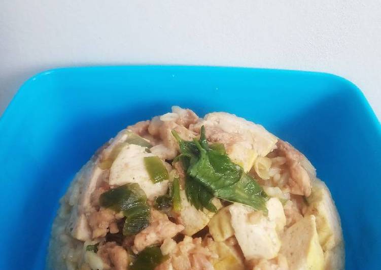 Nasi Tim Ayam utk Anak Alergi (No MSG) Gak Makan Waktu