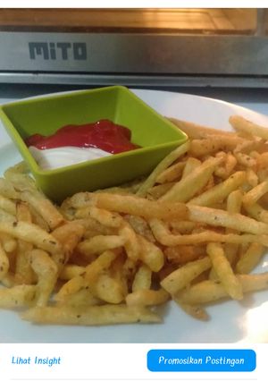 Foto resep French fries ala K*C (home made)