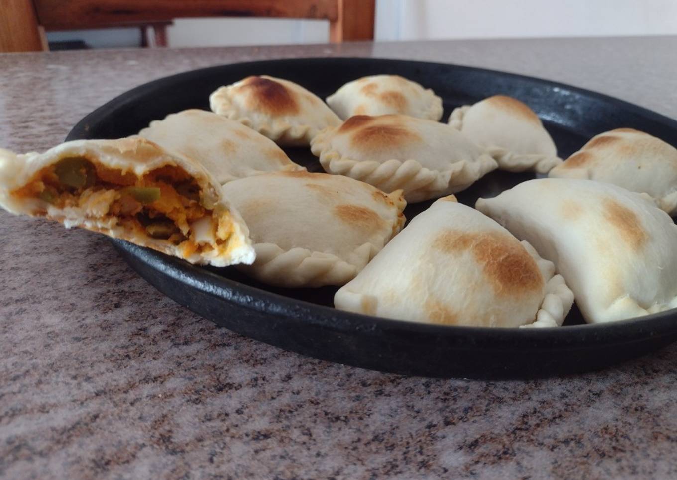 Empanadas de zapallo y pollo