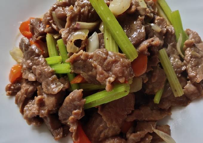 Steps to Make Traditional Sauteed Beef for List of Recipe