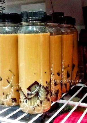 Foto resep Thai tea rumahan (milk tea)