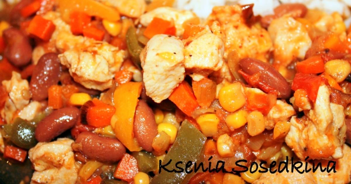 Рагу С Курицей И Овощами Фото