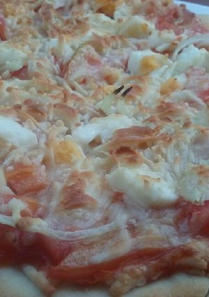 Una foto de Pizza Vegetal (Fácil)