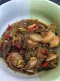 Tumis Labu Siam Udang