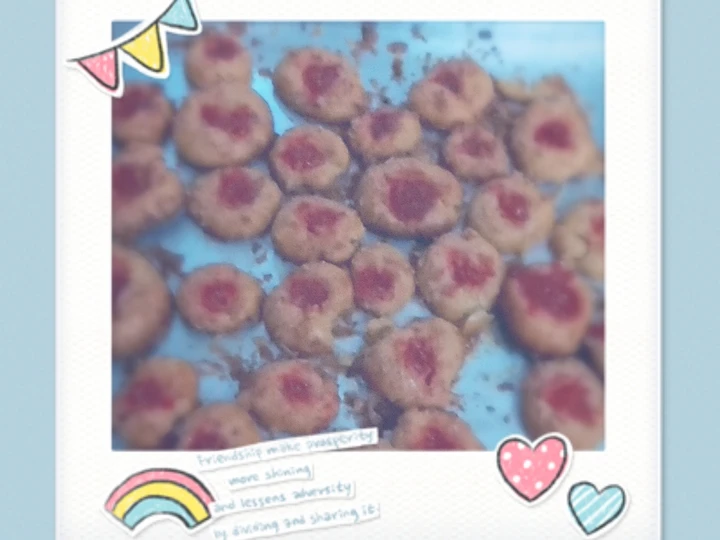 Recipe Thumbprint cookies strawbery squad #bikinramadhanberkesam the So Delicious You can take Joss in your mouth