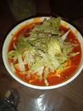 Pozole rojo de pollo con estilo y sabor