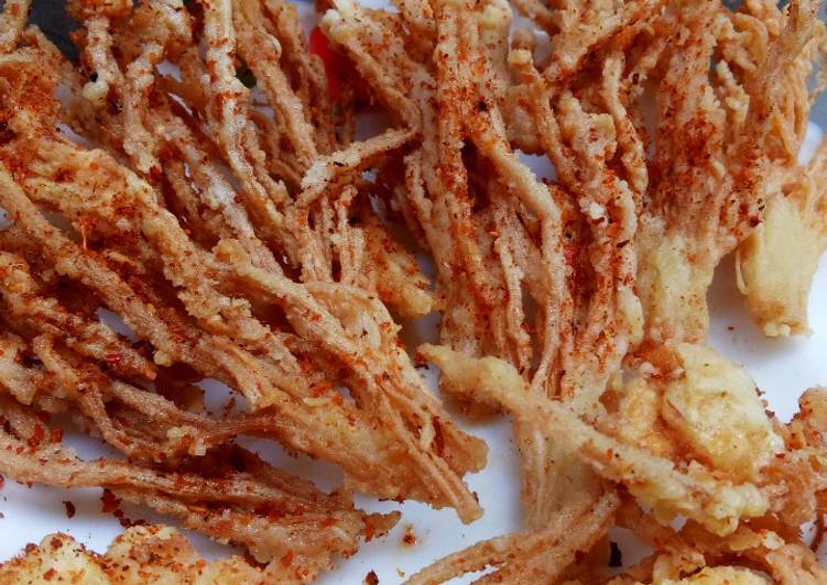 Enoki mushroom crispy