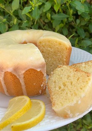 Una foto de Budín de Limón