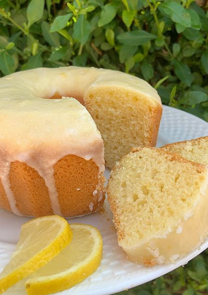 Una foto de Budín de Limón