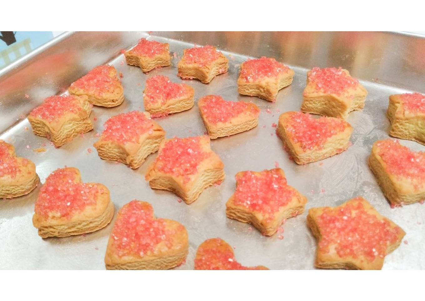 Kukis Kelap Kelip (kue kering / cookies tanpa mixer)