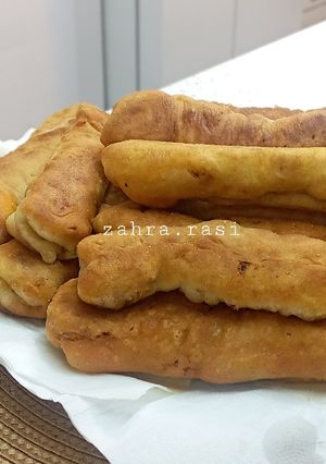 عکسی از دستور پیراشکی گوشت لوله ای خیلی خوشمزه
