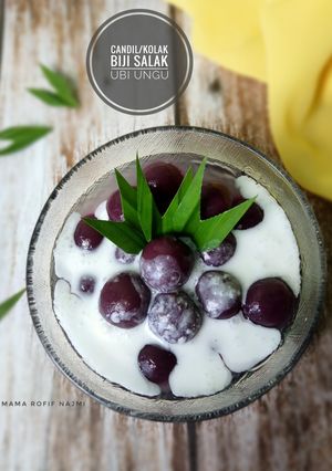 Foto resep Candil/Kolak Biji Salak Ubi Ungu